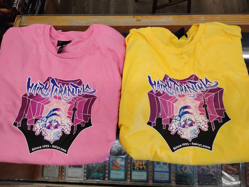 Hairy Tarantula T-shirts - Azalea - Retro Logo -