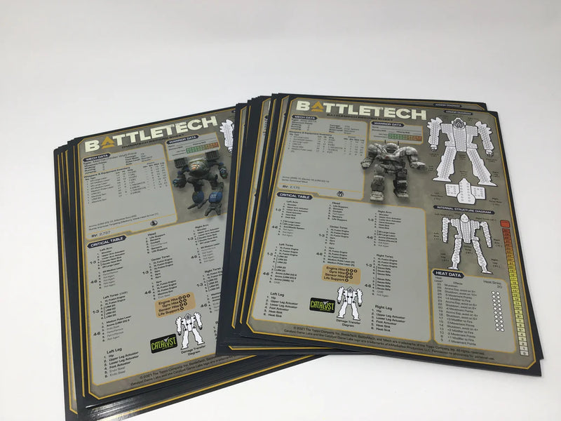 Battletech: Premium Record Sheets - Mercenaries