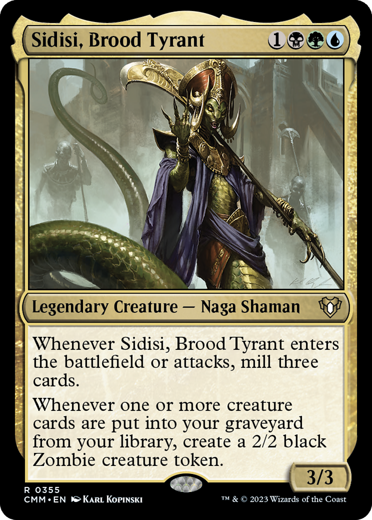 Sidisi, Brood Tyrant [Commander Masters]