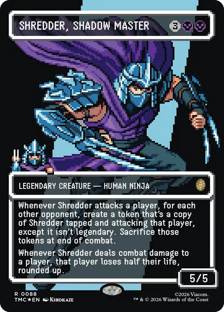 Shredder, Shadow Master (Borderless) [Teenage Mutant Ninja Turtles Commander]