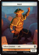 Ally (0006) // Soldier (0002) Double-Sided Token [Avatar: The Last Airbender Tokens]