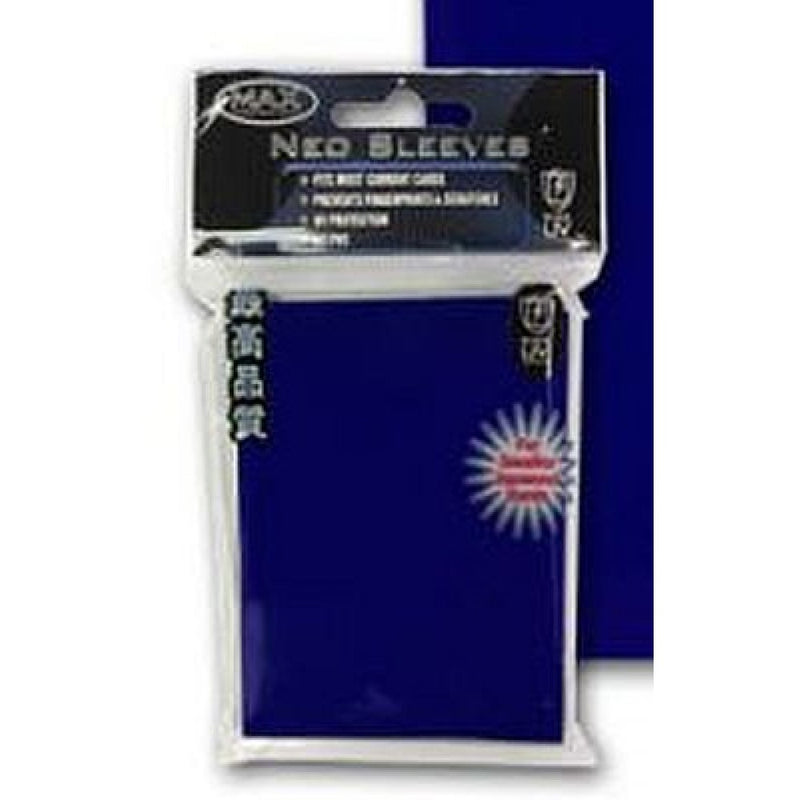 50 Max Protection Deck Guards Flat Blue Small / Yugioh Size