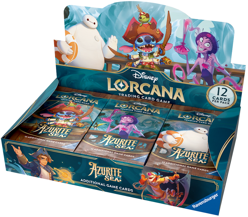 Disney Lorcana Azurite Sea Booster Box (in store pickup November 15 shipped orders November 25)