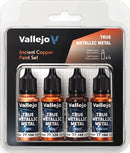 Vallejo: True Metallic Metal - Ancient Copper Paint Set