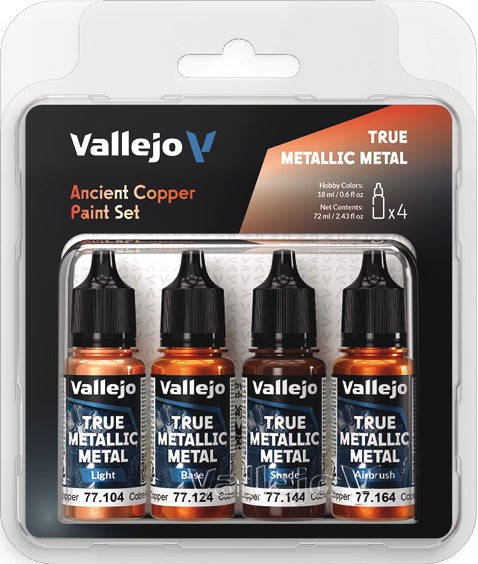 Vallejo: True Metallic Metal - Ancient Copper Paint Set