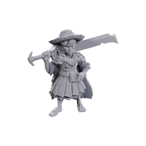 Pathfinder Unpainted Mini Female Halfling Low-Level