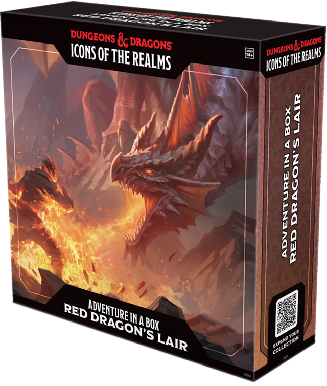 D&D Icons of the Realms: Adventure in a Box - Red Dragon's Lair