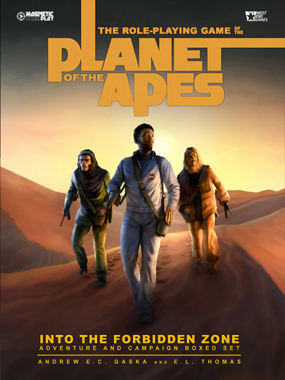 Planet of the Apes RPG: Into the Frobidden Zone Adventure & Campaign Boxed Set