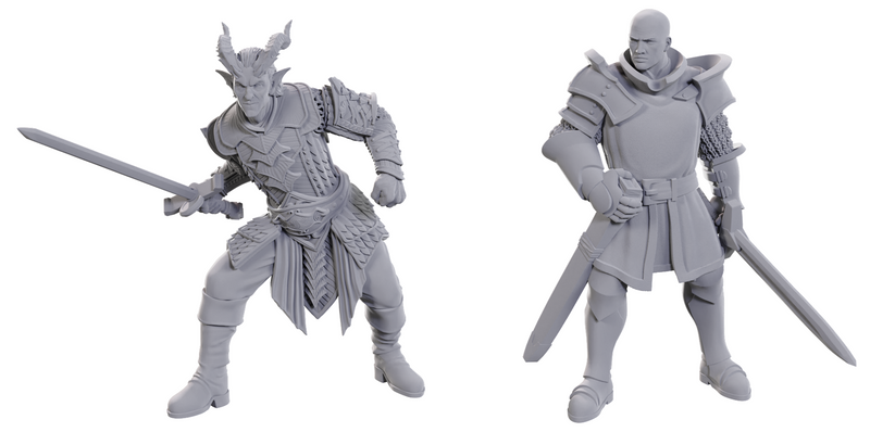 Dnd Unpainted Minis Special Edition - Baldur's Gate 3 - Ulder Ravengard & Zevlor