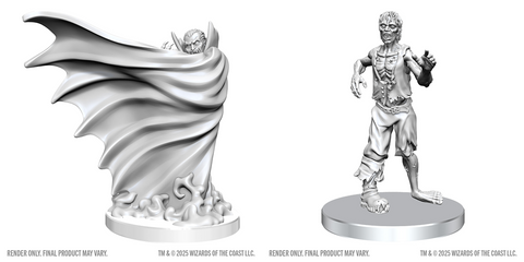 Nolzur's Marvelous Miniatures: Classic Vampire & Classic Zombie