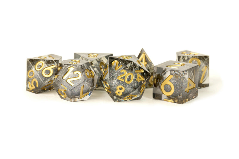 Liquid Core Dice Set of 7 - Vanishing Oil