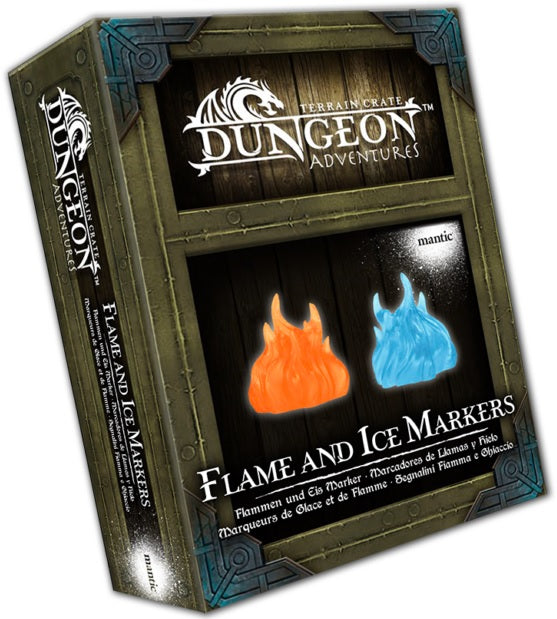 Terrain Crate Dungeon Adventures - Flame and Ice Markers