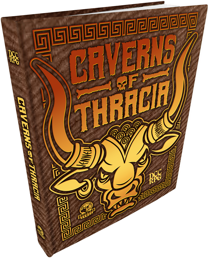 DCC RPG: Caverns of Thracia - Limited Edition Minotaur Hide Cover
