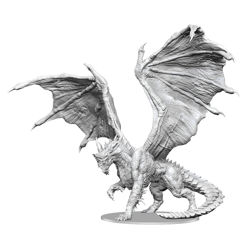 Nolzur's Marvelous Miniatures: Unpainted Adult Blue Dragon