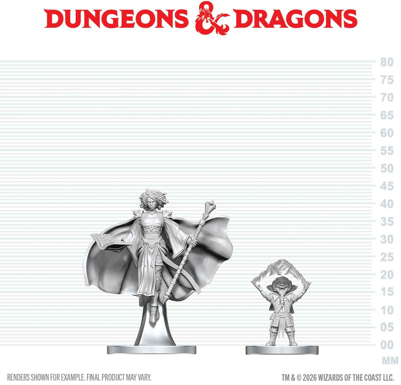 Nolzur's Marvelous Miniatures: Gnome Warlock & Aasimar Wizard