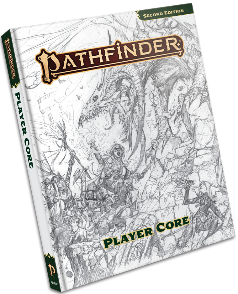 Pathfinder 2E: Player Core (Sketch Cover)