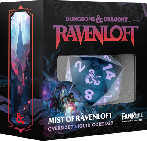 Dungeons & Dragons Ravenloft - Mists of Ravenloft Oversized Liquid Core D20