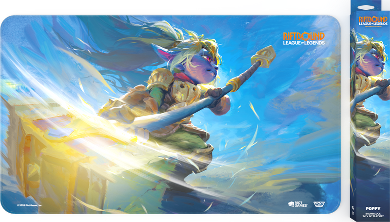 Riftbound: League of Legends - Unleashed - Poppy, Keeper of the Hammer Playmat