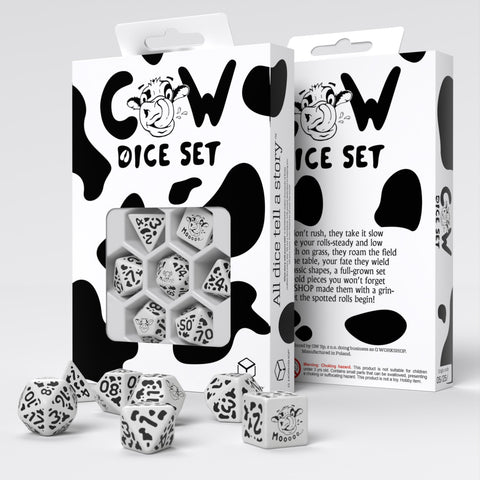 Cow dice Set Moozilla