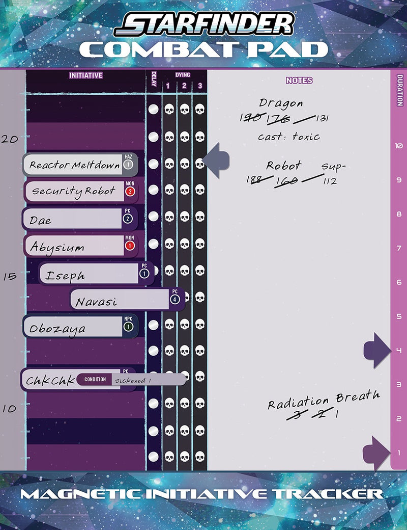 Starfinder 2E Combat Pad