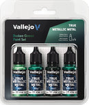 Vallejo: True Metallic Metal - Dusken Green Paint Set