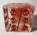 Massive Gelatinous Cube Mini/Die - Blood Filled Red
