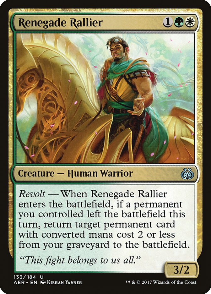 Renegade Rallier [Aether Revolt]