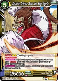 Absolute Defense Great Ape King Vegeta [BT3-092]