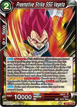 Preemptive Strike SSG Vegeta [BT6-008]