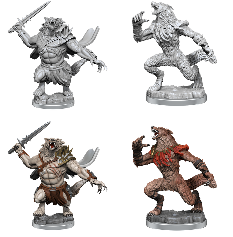 Magic: the Gathering Unpainted Miniatures: Arlinn Kord & Tovolar