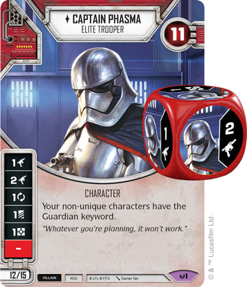 Captain Phasma - Elite Trooper (Sold with matching Die)