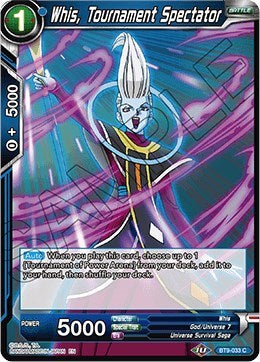 Whis, Tournament Spectator [BT9-033]