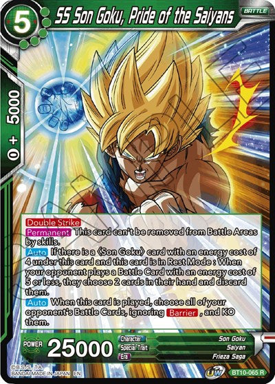 SS Son Goku, Pride of the Saiyans [BT10-065]