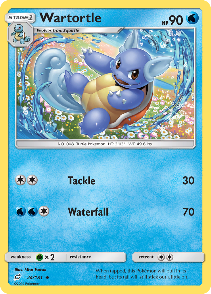 Wartortle (24/181) [Sun & Moon: Team Up]