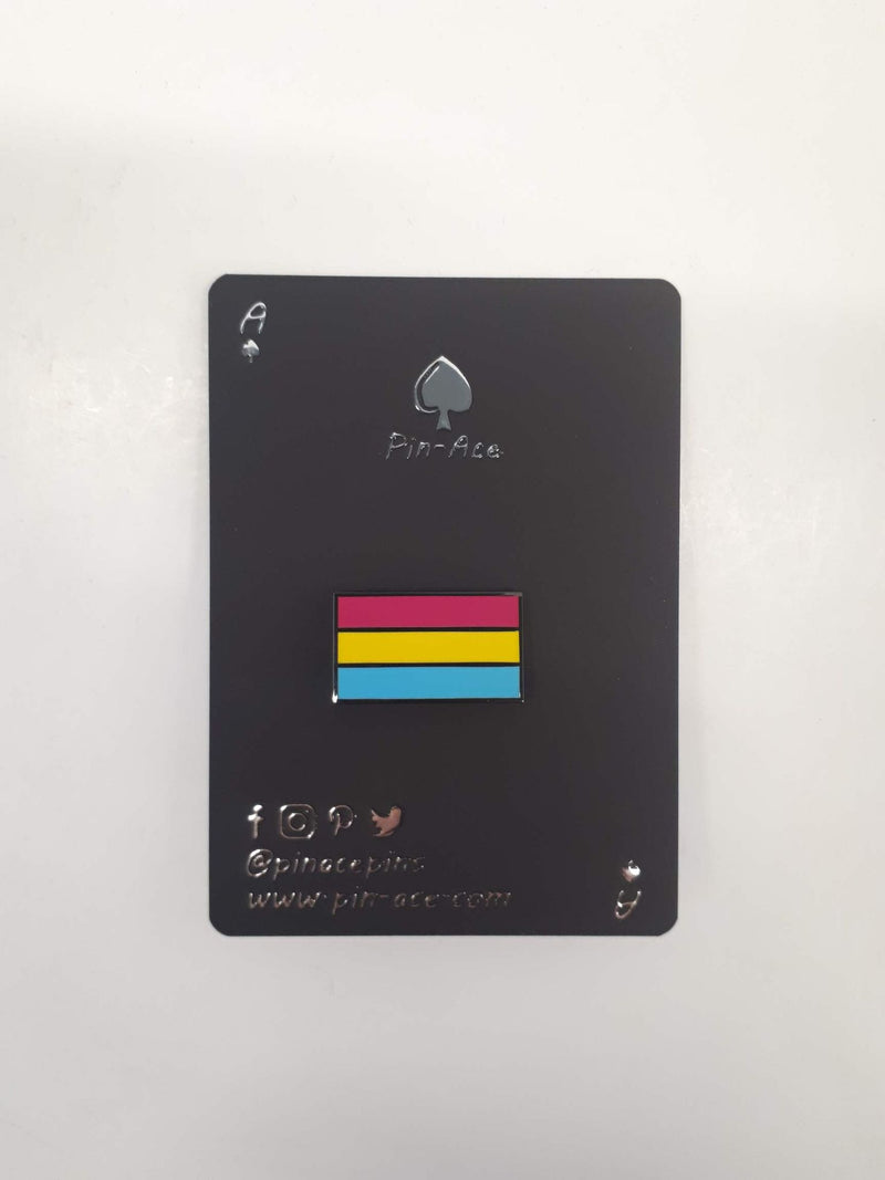Enamel Pin: Pansexual Flag