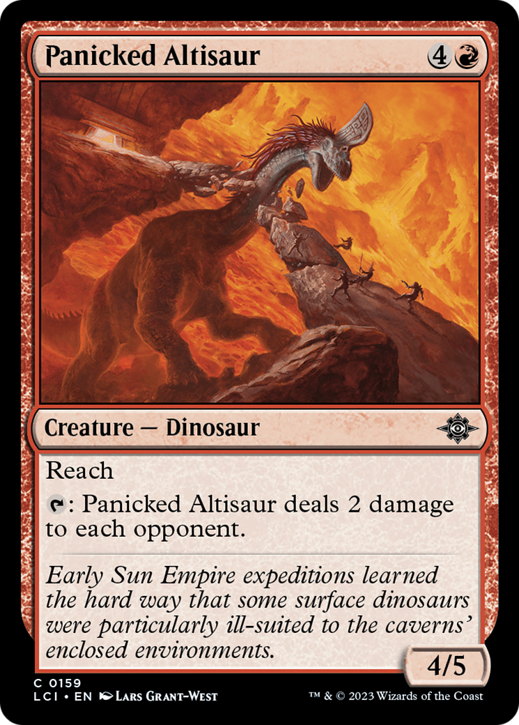 Panicked Altisaur [The Lost Caverns of Ixalan]