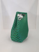 Dark Green Medium Dragonhide Drawstring Dice Bag