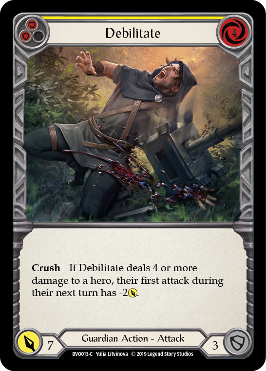 Debilitate (Yellow) [BVO013-C] Normal