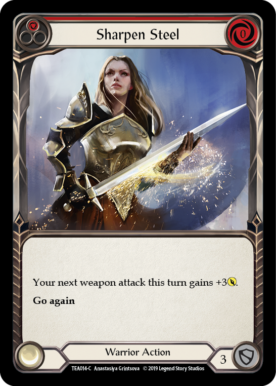Sharpen Steel (Red) [TEA014-C] Normal