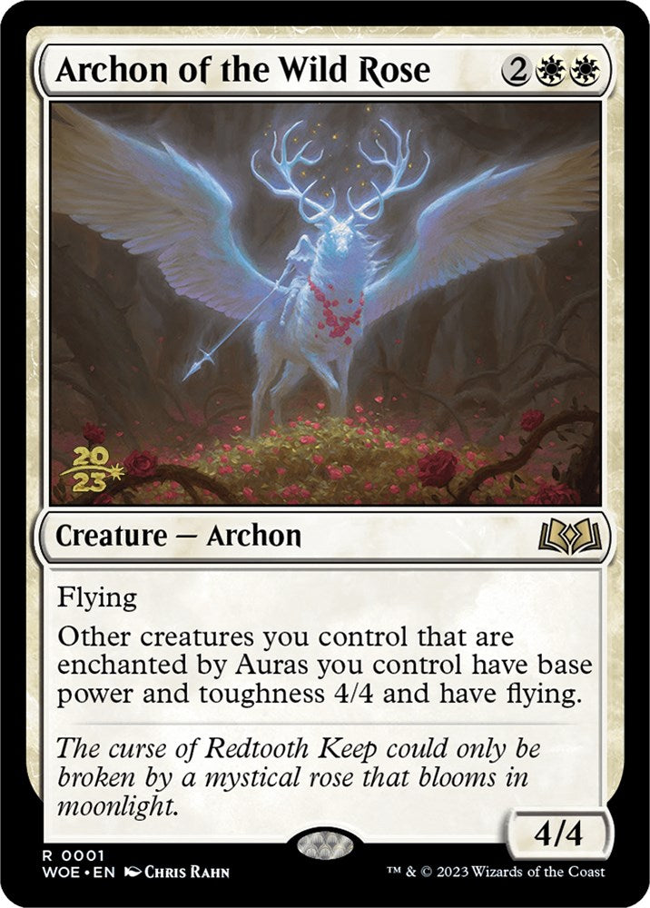 Archon of the Wild Rose [Wilds of Eldraine Prerelease Promos]