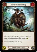 Stony Woottonhog (Blue) [MON286] 1st Edition Normal
