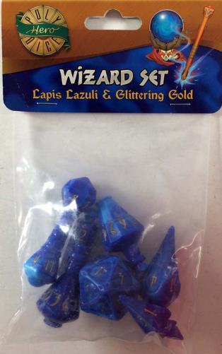 Wizard Set: Lapis Lazuli & Glittering Gold