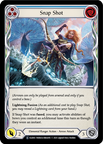 Snap Shot (Blue) [U-ELE043] Unlimited Rainbow Foil