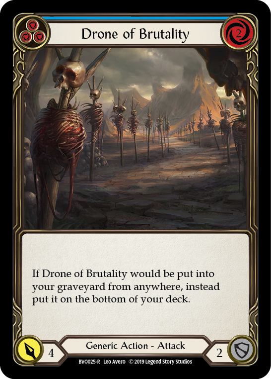 Drone of Brutality (Blue) [BVO025-R] Normal