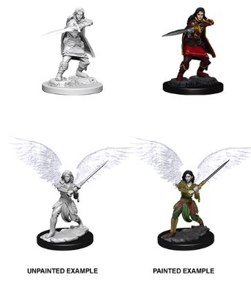 Nolzur's Marvelous Miniatures: Female Aasimar Fighter