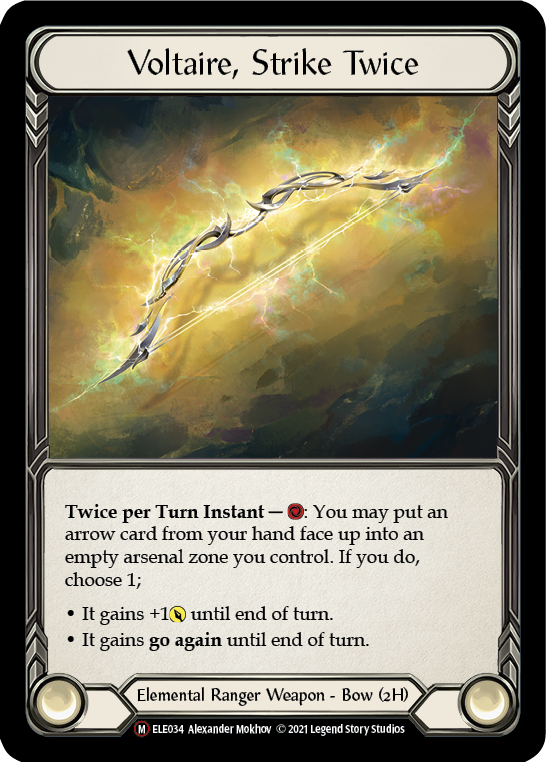 Voltaire, Strike Twice [U-ELE034] Unlimited Rainbow Foil