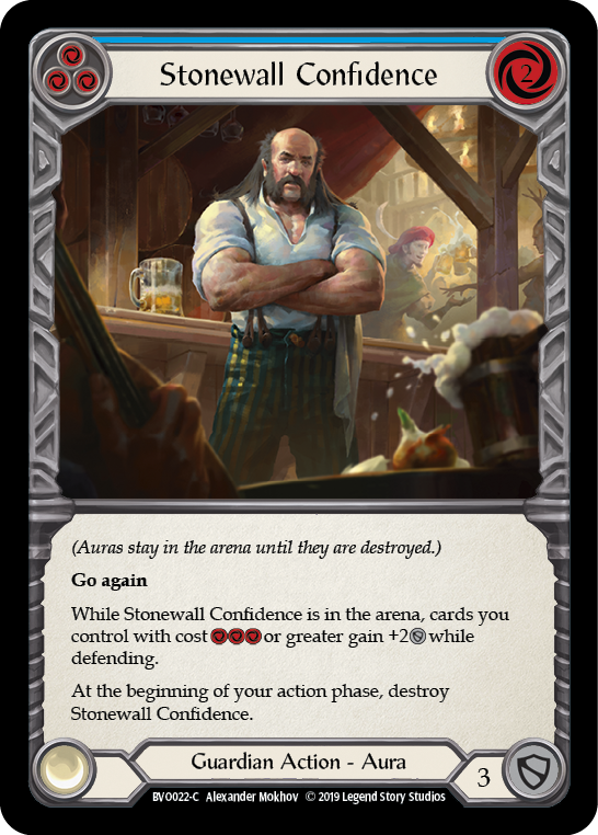 Stonewall Confidence (Blue) [BVO022-C] Normal