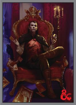 Ultra Pro - Dungeons and Dragons - Count Strahd von Zarovich Standard Sized Deck Protector Sleeves - 50ct