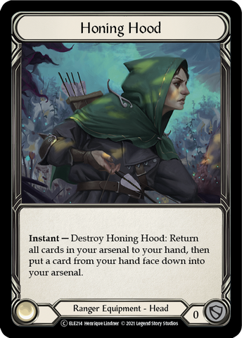 Honing Hood [U-ELE214] Unlimited Rainbow Foil