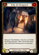 Rally the Rearguard (Blue) (Rainbow Foil) [MON283-RF] 1st Edition Rainbow Foil